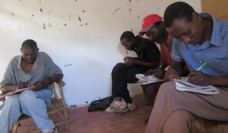 Adult Literacy Exam in Process